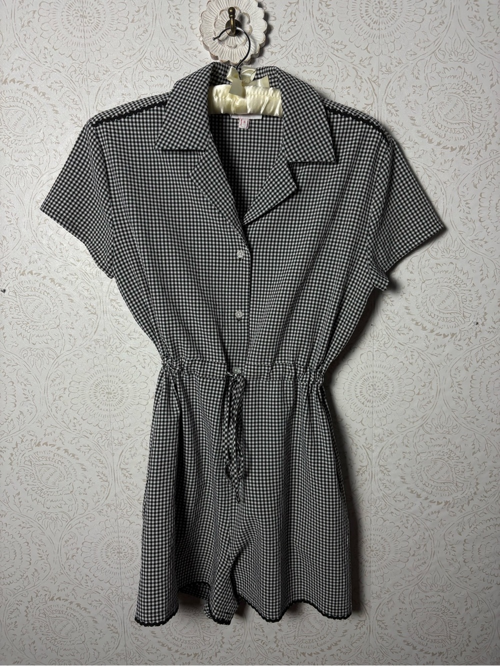 Solid and Striped Romper Small